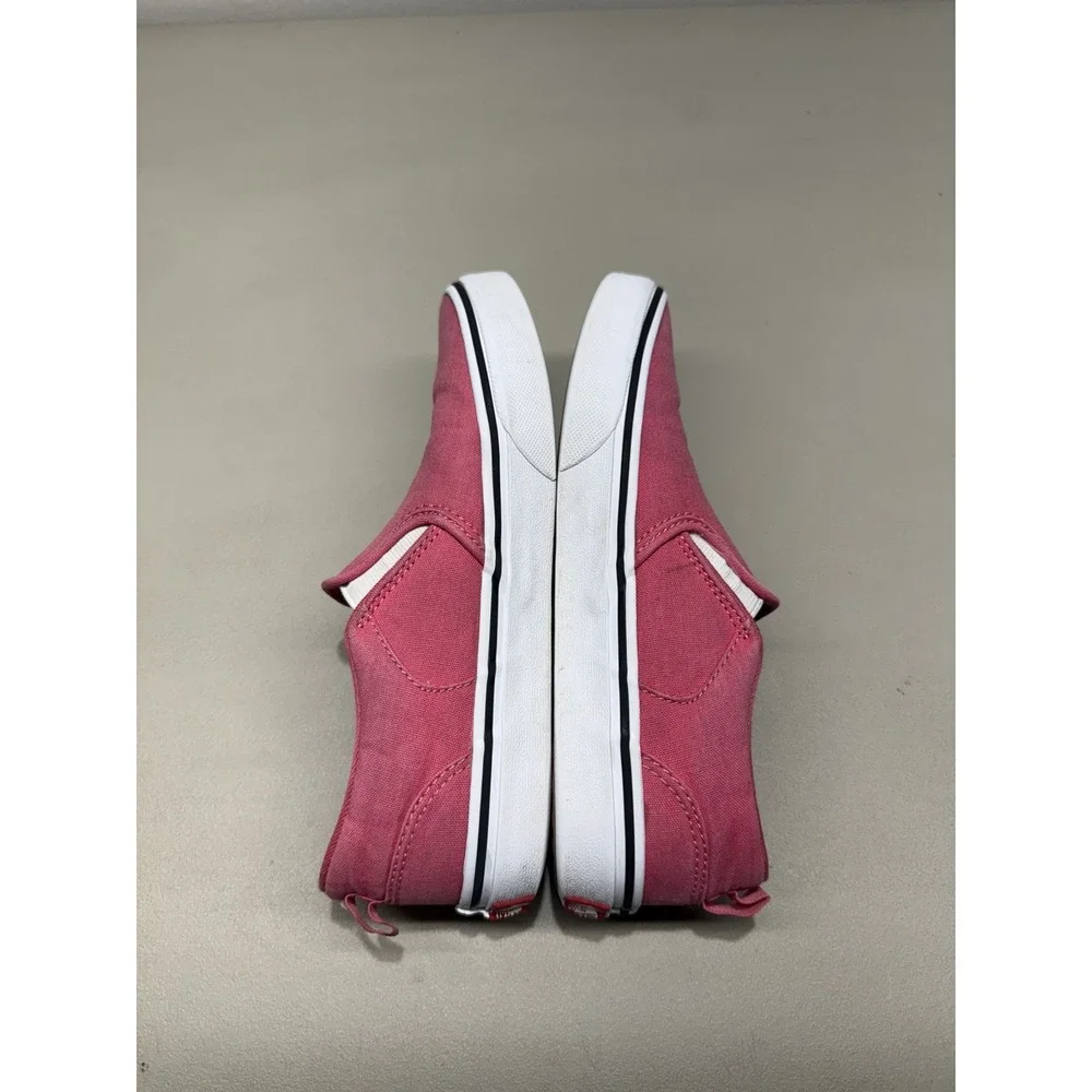 Vans Asher Slip On Shoes Womens 4 Honeysuckle Pink Canvas Skate Casual